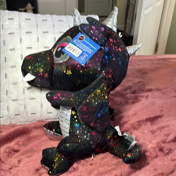 Caravan Softoys Colorful Dragon Plush Toy - Picture 4 of 12